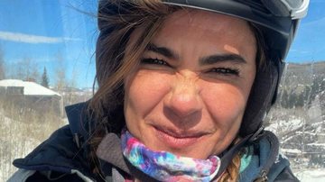 Luciana Gimenez posa com equipamentos de esqui na neve - Reprodução/Instagram