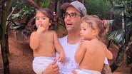 Marido de Ivete Sangalo posa com as filhas gêmeas e encanta - Reprodução/Instagram