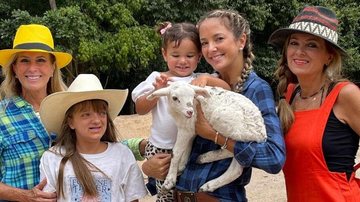 Ticiane Pinheiro curte a companhia da família ao viver divertido dia na fazenda - Reprodução/Instagram