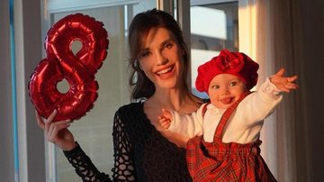 Júlia Pereira celebra oito meses da filha, Suzanne - Reprodução/Instagram