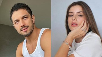 Rômulo Estrela surge com Camila Queiroz em gravação - Reprodução/Instagram