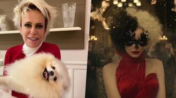 Ana Maria Braga se fantasia de Cruella no 'Mais Você' - Foto/Divulgação & Instagram
