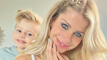 Karina Bacchi posta vídeo do filho escalando a cama - Reprodução/Instagram
