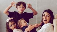 Mariana Uhlmann faz festinha do pijama com os filhos - Reprodução/Instagram