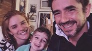 Felipe Andreoli flagra a esposa e o filho com pijamas iguais - Reprodução/Instagram