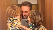 Thales Bretas se diverte ao lado dos filhos, Romeu e Gael - Reprodução/Instagram