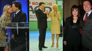Silvio Santos com Claudia Leitte, Hebe e Íris Abravanel - Arquivo CARAS