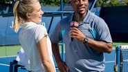 Fiorella Mattheis e o tenista novaiorquino MaliVai Washington - Martin Gurfein