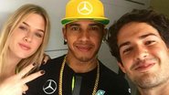Casal Pato e Fiorella tietam Lewis Hamilton - Reprodução Instagram
