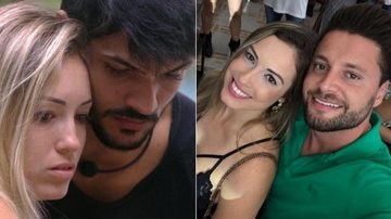 Jessica e Lucas; e com Rodrigo - TV Globo e Arquivo Pessoal